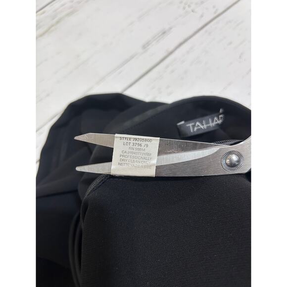 TAHARI Women's Y2K Evening Spaghetti Strap Maxi Dress 8 Square Neck Side Zippers - Picture 10 of 11